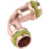 Tvarovka KAN-therm Copper V Oblouk Cu lisovací 90° SP5002V pro vodu/topení A/A 42 mm