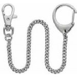 MIL TEC Přívěsek na klíče Řetízek s karabinkou 40cm ČERNÝ – Zboží Dáma