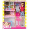 Panenka Barbie Barbie a nábytek Pracovna