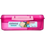 Sistema Box Bento Lunch To Go 165l růžová – Zboží Mobilmania