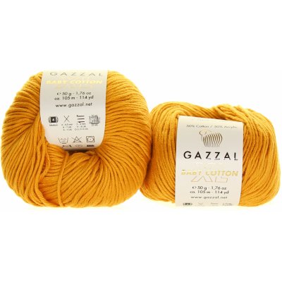 Gazzal Baby Cotton XL 3447 hořčicová – Zboží Mobilmania
