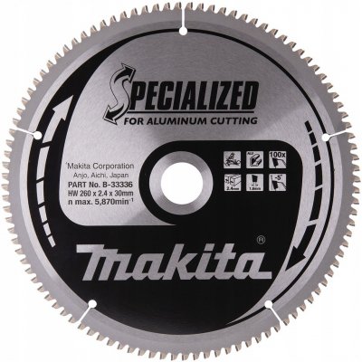 MAKITA kotouč 260x30x2,4 Z100 na hliník B-33336 – Zboží Dáma