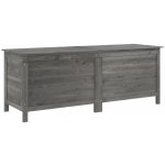 vidaXL box antracitový 150x50x56,5 cm masivní jedle 364758 – Zboží Dáma