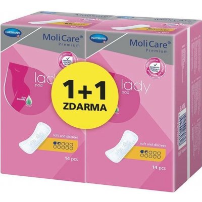 MoliCare Lady Pad inko. vložky 1.5k duopack 2x14 ks – Hledejceny.cz