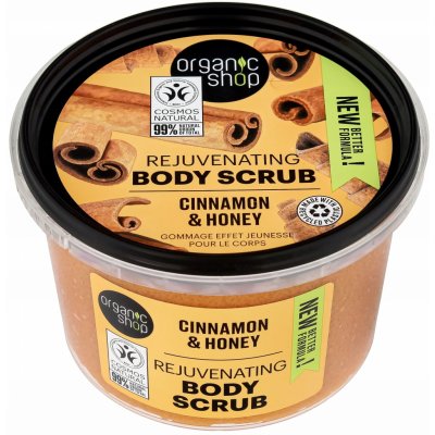 Organic Shop tělový peeling Med a Skořice 250 ml – Zboží Dáma