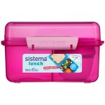 Sistema Box na oběd Lunch Cube Max se 4 oddíly a kelímkem na jogurt 2 l – Sleviste.cz