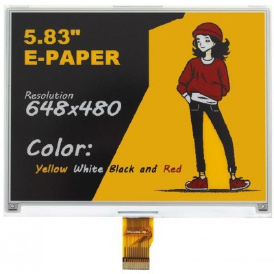 Good Display GDEY0583F41 5.83" 648x480 ePaper displej 4 barvy – Zboží Živě