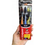 Colgate ZigZag Charcoal zubní kartáčky střední 3 ks – Zboží Dáma