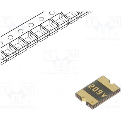 BOURNS MF-MSMF200-2 Pojistka: polymerová PTC; 2A; Imax: 40A; PCB,SMT; MF-SM; 1812; role