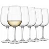 Sklenice Bormioli Sklenice na bílé víno sklenice na červené víno Rocco Inventa transparentní 6 x 420 ml