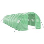 vidaXL s ocelovým rámem Zelený 30 m² 10x3x2 m – Zboží Dáma