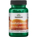 Swanson Benfotiamin vitamin B1 60 kapslí – Hledejceny.cz