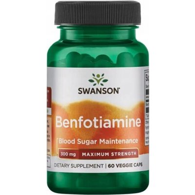 Swanson Benfotiamin vitamin B1 60 kapslí – Hledejceny.cz