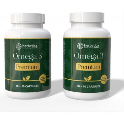 Herbatica 2x Omega 3 Premium 40 kapslí – Hledejceny.cz