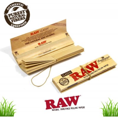 RAW papírky connoisseur king size slim + filtry 32 ks – Zbozi.Blesk.cz