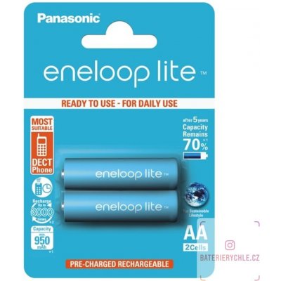 Panasonic Eneloop Lite AAA 2ks 4LCCE/2BE – Zbozi.Blesk.cz