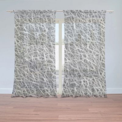 Sablio Záclony Motorka: 2ks 150x250cm – Hledejceny.cz