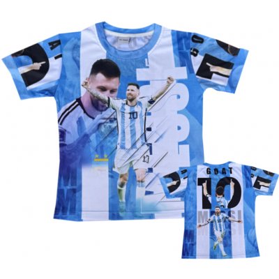 Numberoplus dětské fotbalové tričko Argentina A1 Lionel Messi 10 – Zboží Dáma