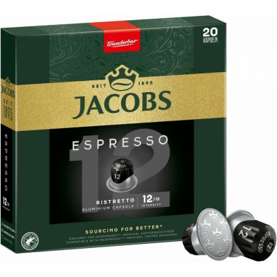 Jacobs Espresso 12 Ristretto 20 ks 104 g