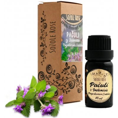 SoZoLe Rose Éterický olej Pačuli z Indonésie 10 ml – Hledejceny.cz