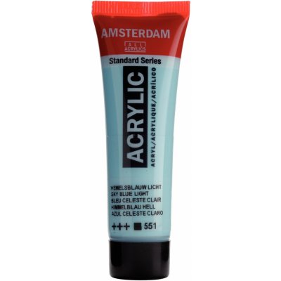 Amsterdam Standard Akrylová barva Sky Blue Light 551 120 ml – Hledejceny.cz
