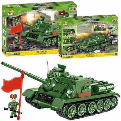 COBI 2541 World War II Ruský stíhač tanků SU-100 – Zboží Dáma COBI 2541 World War II Ruský stíhač tanků SU-100 – Zboží Dáma