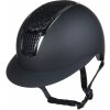 Jezdecká helma HKM Jezdecká přilba Glamour Shield černá stříbrná