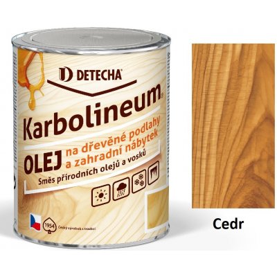 Detecha Karbolineum olej 0,6 kg Cedr – Zboží Mobilmania