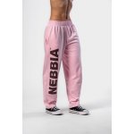 Nebbia Volné baggy tepláky BOYFRIEND STYLE 432 pink – Zboží Dáma