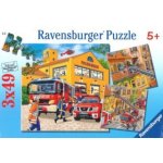 Ravensburger Hasiči 3v1 3 x 49 dílků – Zbozi.Blesk.cz