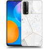 Pouzdro a kryt na mobilní telefon Huawei Picasee silikonové Huawei P Smart 2021 - White tile čiré