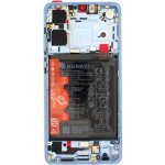LCD Displej + Dotykové sklo + Rám + Baterie Huawei P30 – Zboží Mobilmania
