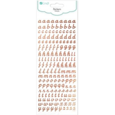 Lesklé nálepky malá abeceda / 168 ks – Zbozi.Blesk.cz