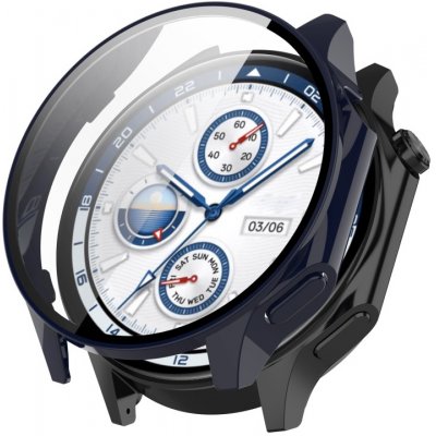 VSECHNONAMOBIL PC FULL COVER Plastový kryt se sklem pro OnePlus Watch 2 modrý 75666 – Zboží Živě