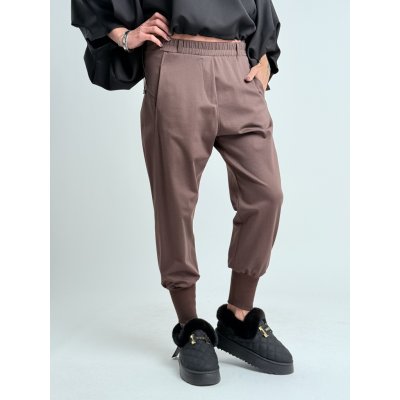 Miss City Official Hnědé kalhoty TRUE WISH Hnědá – Sleviste.cz