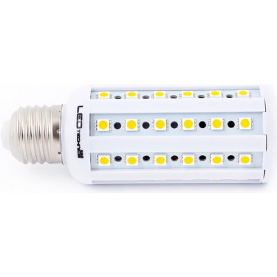 LEDtechnics LED žárovka corn E27 bílá teplá 54 SMD 5050H – Sleviste.cz
