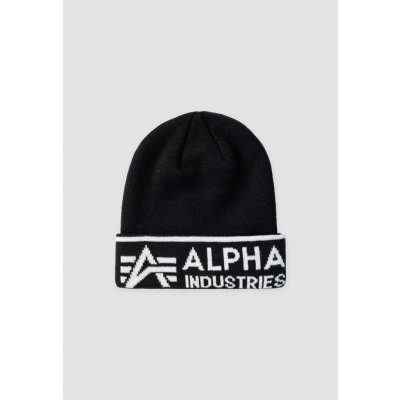 Alpha Industries čepice AI Beanie black/white