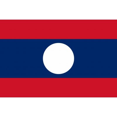 Laos vlajka - 150 x 225 cm - tunel, karabina – Hledejceny.cz