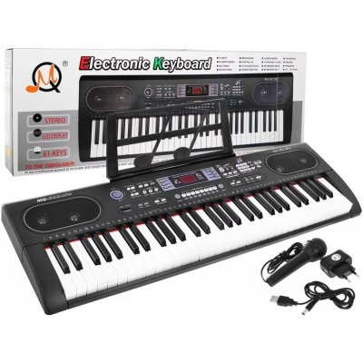 Mamido Velký Keyboard pro děti XXL černý – Zboží Dáma