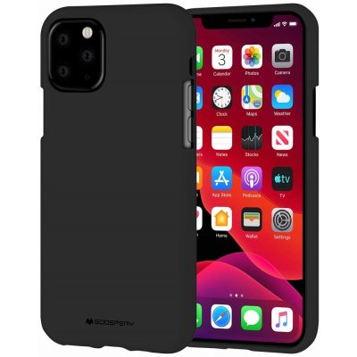 Pouzdro Mercury Soft Feeling iPhone 11 PRO Černé – Zboží Mobilmania