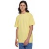 Pánské Tričko Urban Classic teplé pánské bavlněné oversize triko světlá vintage žlutá
