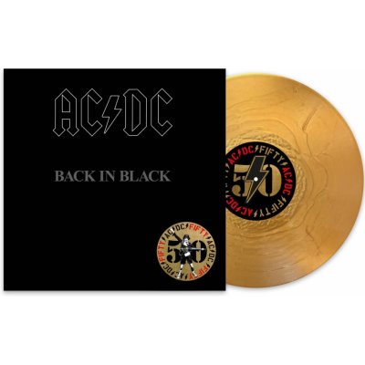 AC/DC - Back In Black Limited Gold Metallic LP
