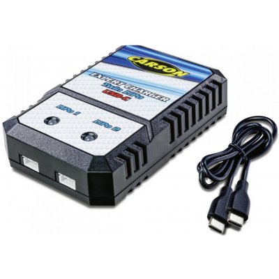 TAMIYA Nabíječka Expert Twin LiPo USB-C 2A -CARSON Modellbau GmbH & Co. KG – Zbozi.Blesk.cz