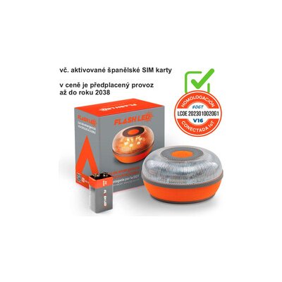 Nouzové světlo s geolokačním systémem, s DGT 3.0 a certifikace V16 (SIM karta Španělsko platná do roku 2038) – Sleviste.cz
