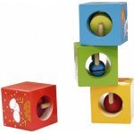 Classic World Wooden Sensory Blocks Edukační puzzle Zvířátka 4 ks – Hledejceny.cz