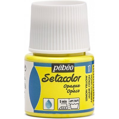 Barva na textil PEBEO Setacolor Opaque 45 ml Yellow – Zbozi.Blesk.cz