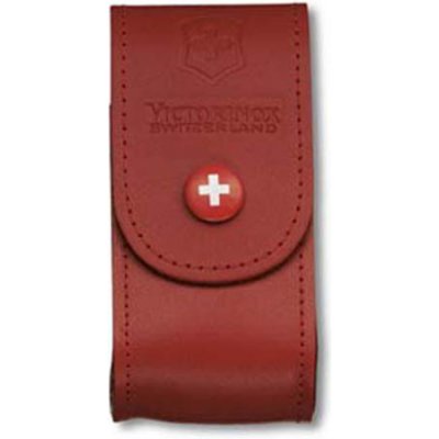 VICTORINOX Pouzdro kožené na nůž 91mm 5-8 ČERVENÉ – Zboží Mobilmania