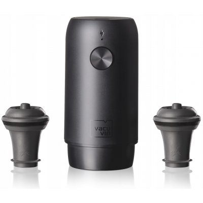 Elektrický otvírák na láhve Vacu Vin Electric Wine Opener - černý – Hledejceny.cz