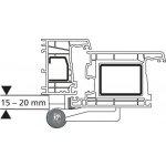 Dr. Hahn Dveřní pant KT-N 6R (15-20 mm) RAL 9016 bílý – Zboží Mobilmania