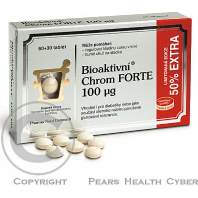 Bioaktivní Chrom Forte 100 µg 60 tablet – Zboží Mobilmania